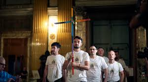 LGBTQ cross carried into St. Peter’s&nbsp;Basilica.
